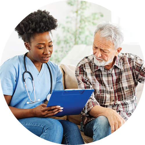 Many home health patients don’t have access to clinics that offer retinal screenings. With Nsight360, eye exams can be done in the home, adding a new revenue source through diabetic retinopathy screenings and improving HEDIS measures.