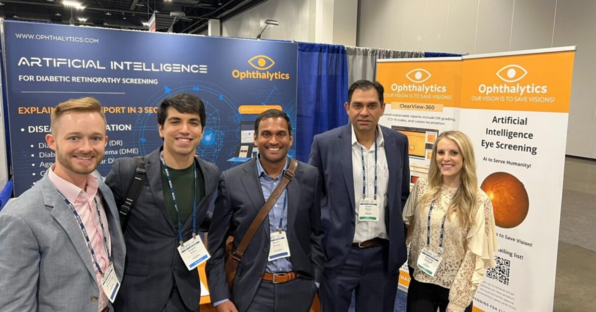 Ophthalytics’ AI retina screening system makes a splash at ARVO 2023